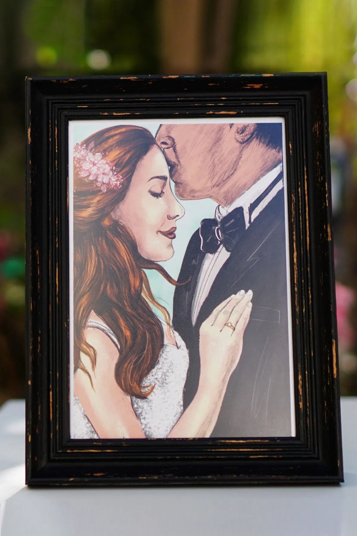 13 X 18 Ahşap Eskitme Siyah Fotoğraf Çerçevesi