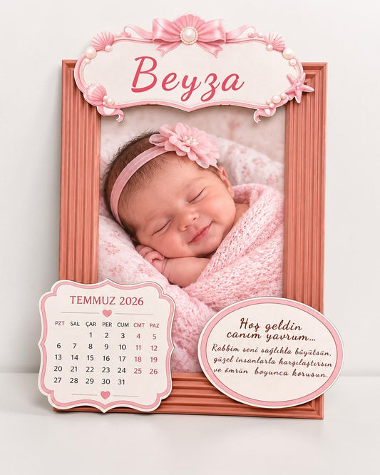 Kişiye Özel Bebek Çerçevesi 15x21 cm ön görünüm