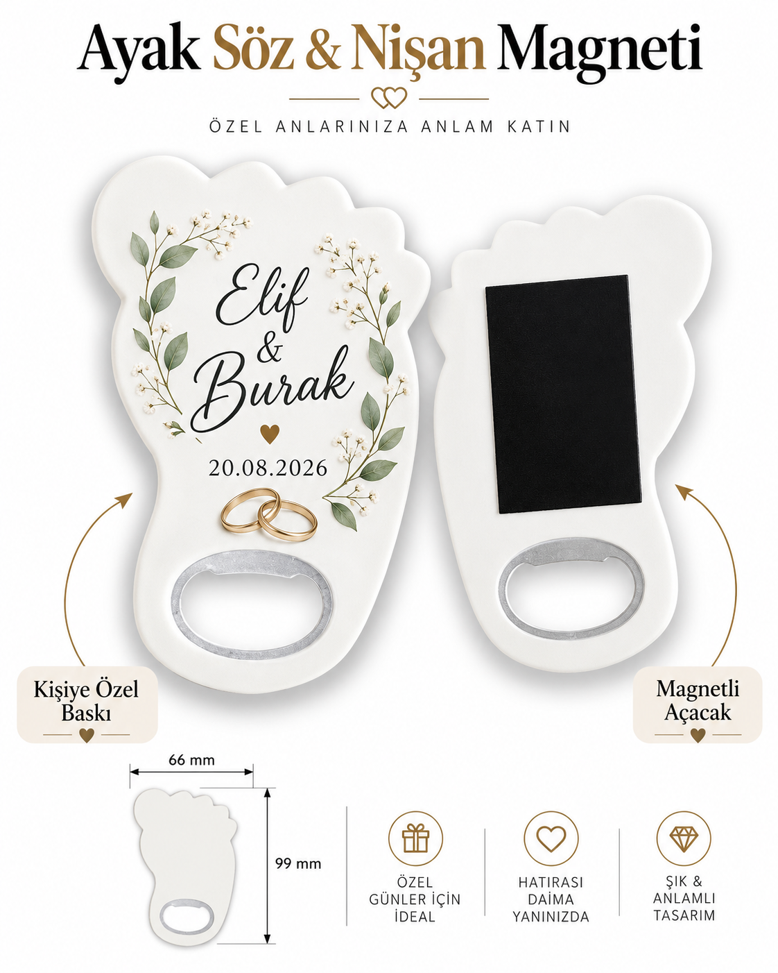 Ayaklı Söz & Nişan Magneti