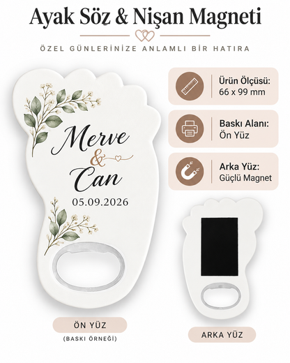 Ayaklı Söz & Nişan Magneti