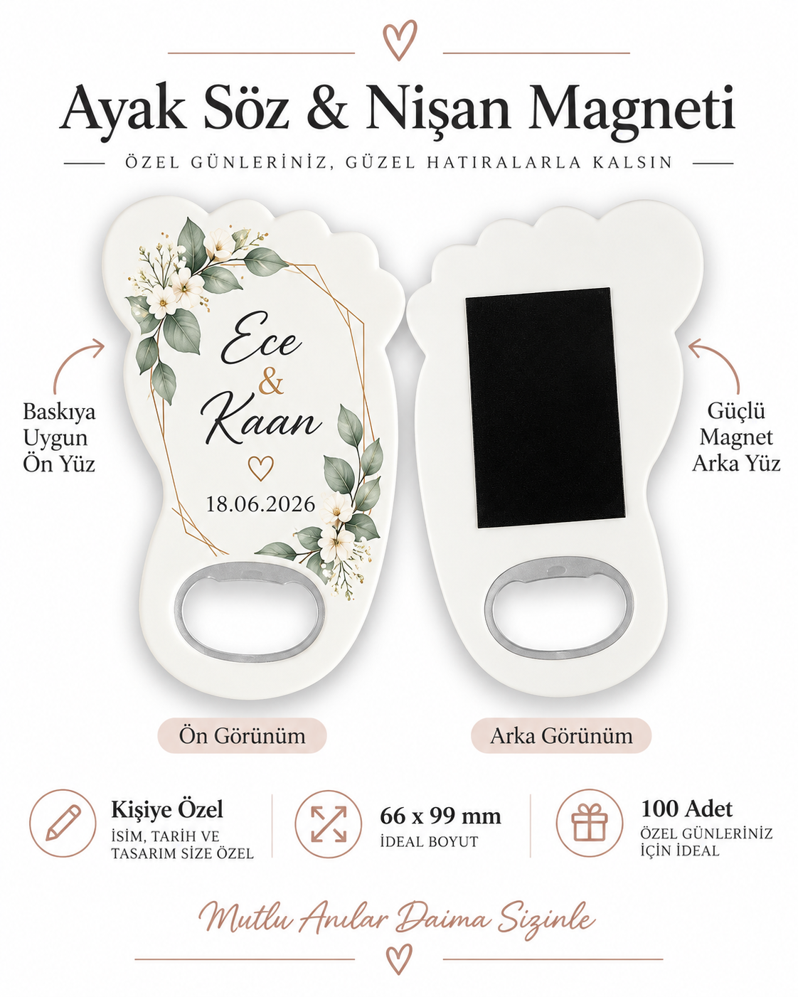 Ayaklı Söz & Nişan Magneti