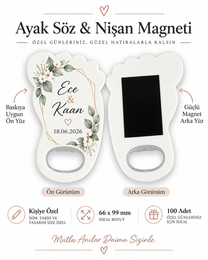Ayaklı Söz & Nişan Magneti