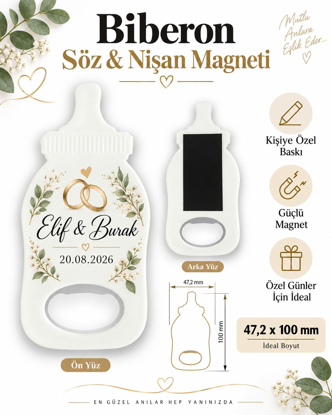 Biberon Söz & Nişan Magneti