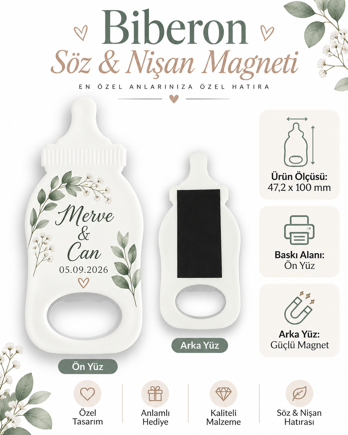 Biberon Söz & Nişan Magneti