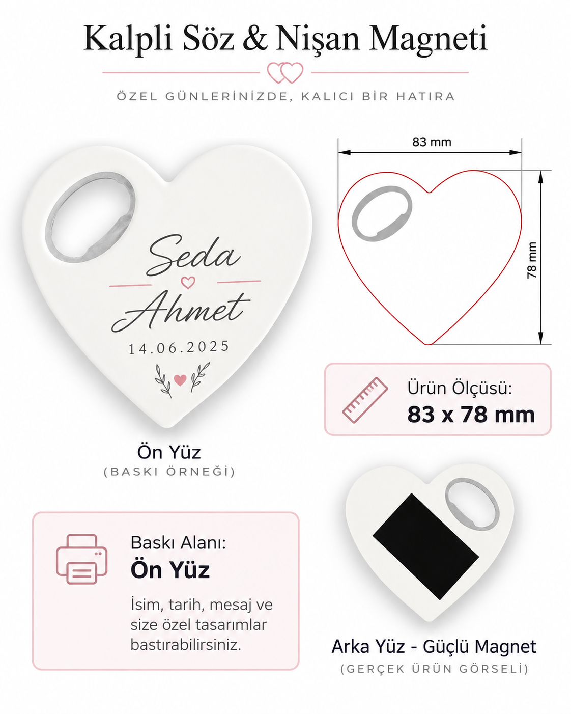 Kalpli Söz & Nişan Magneti