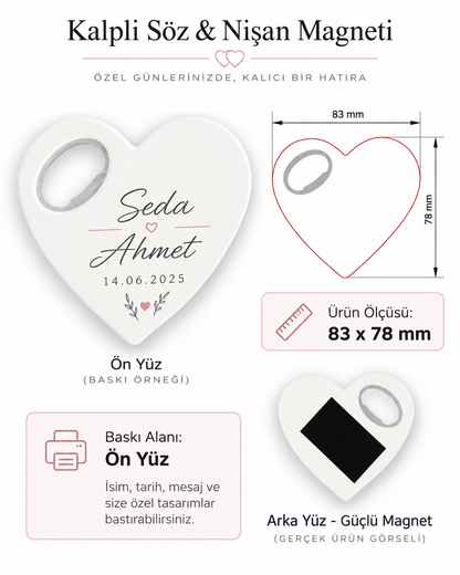 Kalpli Söz & Nişan Magneti