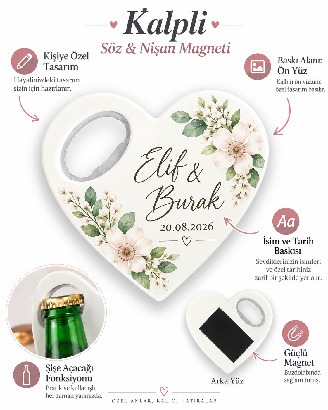 Kalpli Söz & Nişan Magneti