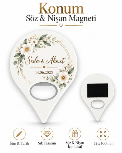 Konum Söz & Nişan Magneti