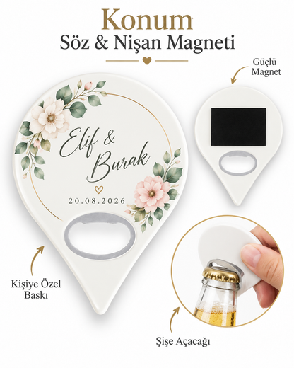 Konum Söz & Nişan Magneti