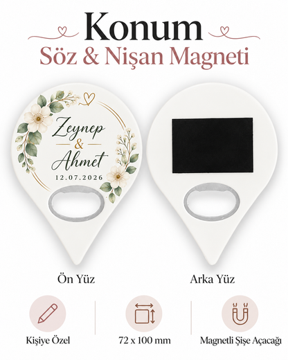 Konum Söz & Nişan Magneti