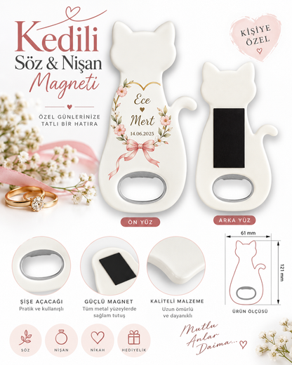 Kedili Söz & Nişan Magneti