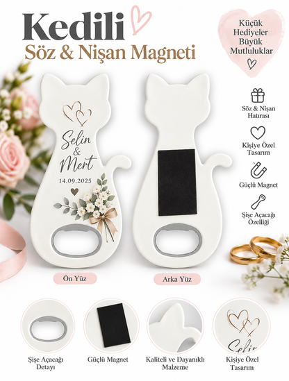 Kedili Söz & Nişan Magneti